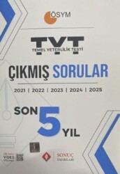 SONUÇ YAYINLARI TYT SON BEŞ YIL ÇIKMIŞ SORULAR