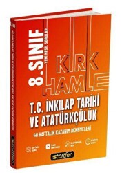 STARTFEN 8. SINIF İNKILAP TARİHİ 40 DENEME HAFTALIK KAZANIM DENEMELERİ