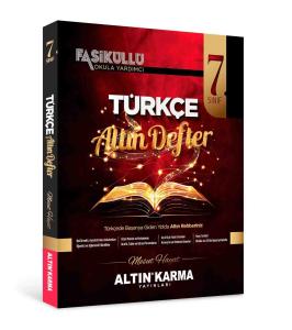 ALTIN KARMA 7. SINIF TÜRKÇE ALTIN DEFTER (MESUT HAYAT)