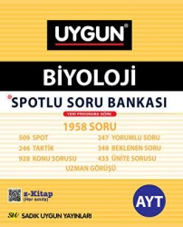 SADIK UYGUN 12. SINIF AYT SPOTLU BİYOLOJİ