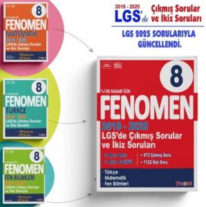 8. Sınıf LGS Çıkmış Sorular ve İkiz Soruları Seti 2018 2025