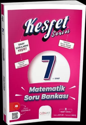 GÜNAY 7. SINIF KEŞFET SERİSİ MATEMATİK SORU BANKASI (20232024)