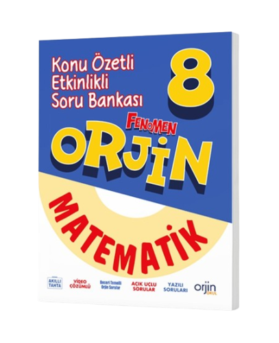 ORJİN 8. SINIF MATEMATİK KONU ÖZETLİ ETKİNLİKLİ  SORU BANKASI