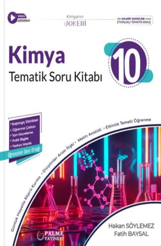 PALME 10. SINIF JOKER KİMYA SORU KİTABI TEMATİK *YENİ*