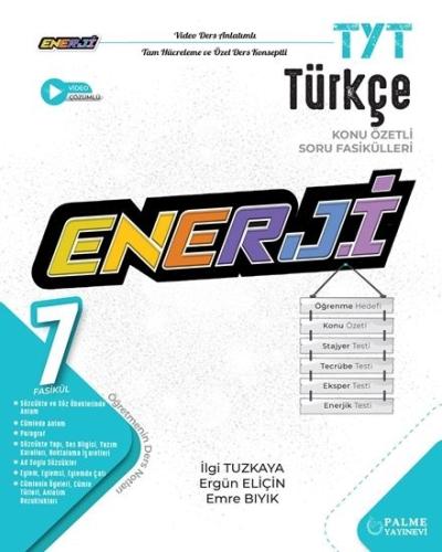 PALME YKS TYT ENERJİ TÜRKÇE KONU ÖZETLİ SORU FASİKÜLLERİ *YENİ*