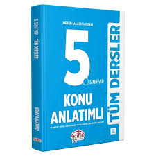 EDİTÖR 5. SINIF VIP MAARİF MODELİ TÜM DERSLER KONU ANLATIMLI MAVİ KİTAP