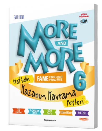 6. SINIF MORE & MORE HAFTALIK KAZANIM KAVRAMA FÖYLERİ (40 FÖY)