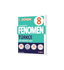 FENOMEN 8. SINIF TÜRKÇE 1.DÖNEM DENEMELERİ (10 DENEME)