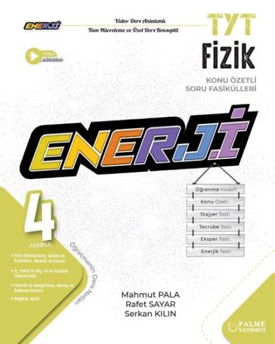 PALME YKS TYT ENERJİ FİZİK KONU ÖZETLİ SORU FASİKÜLLERİ *YENİ*