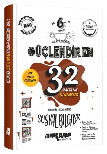 ANKARA 6. SINIF GÜÇLENDİREN SOSYAL BİLGİLER 32 HAFTA DENEME