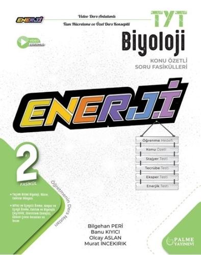 PALME YKS TYT ENERJİ BİYOLOJİ KONU ÖZETLİ SORU FASİKÜLLERİ *YENİ*