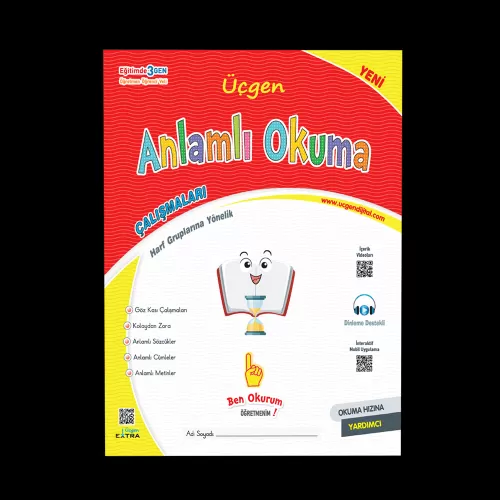 ÜÇGEN OKUMA YAZMA SETİ - ANLAMLI OKUMA ÇALIŞMALARI - 2024