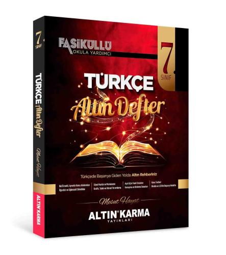 ALTIN KARMA 7. SINIF TÜRKÇE ALTIN DEFTER (MESUT HAYAT)