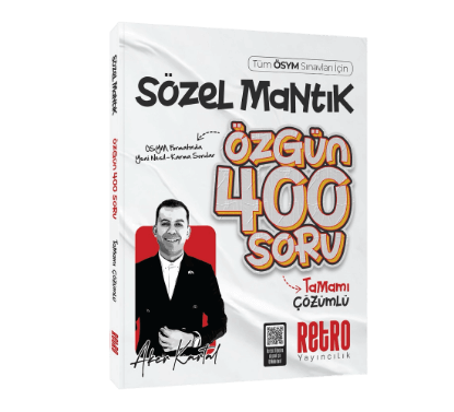 RETRO KPSS SÖZEL MANTIK ÖZGÜN 400 SORU BANKASI
