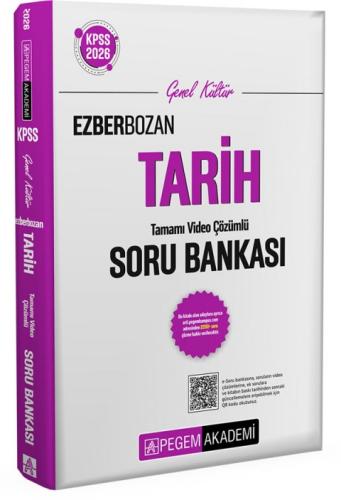 PEGEM 2026 KPSS GENEL YETENEK GENEL KÜLTÜR EZBERBOZAN TARİH TAMAMI VİDEO ÇÖZÜMLÜ