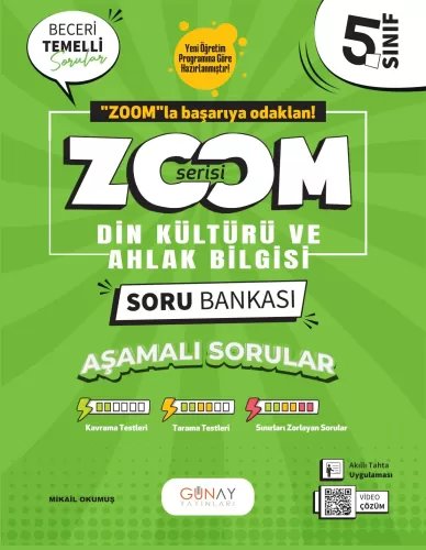 GÜNAY 5. SINIF ZOOM SERİSİ DİN KÜLTÜRÜ SORU BANKASI