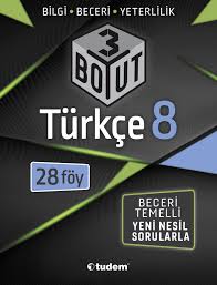 TUDEM 8. SINIF TÜRKÇE 3 BOYUT