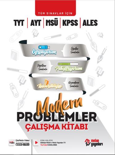 METİN TÜM SINAVLAR İÇİN MODERN PROBLEMLER ÇALIŞMA KİTABI