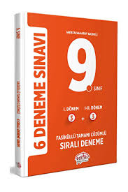 EDİTÖR 9. SINIF TAMAMI ÇÖZÜMLÜ 6 FASİKÜL 3+3 DENEME SINAVI