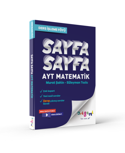 TAMMAT AYT MATEMATİK SAYFA SAYFA DERS İŞLEME FÖYÜ