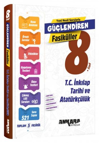ANKARA 8. SINIF GÜÇLENDİREN İNKİLAP TARİHİ FASİKÜLLERİ