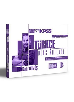 BENİM HOCAM 2026 KPSS TÜRKÇE DERS NOTLARI