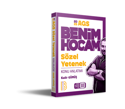 BENİM HOCAM 2025 - AGS SÖZEL YETENEK KONU ANLATIMLI