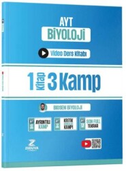 ZEDUVA BİOSEM AYT BİYOLOJİ 1 KİTAP 3 KAMP VİDEO DERS KİTABI
