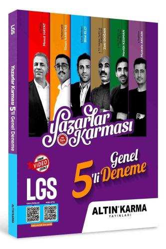 ALTINKARMA YAZARLAR KARMASI LGS 5.Lİ GENEL DENEME SETİ -YENİ