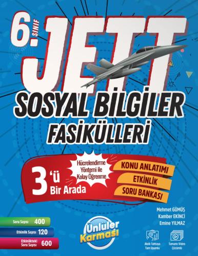 ÜNLÜLER 6. SINIF JETT SOSYAL BİLGİLER FASİKÜLLERİ ( 2025-2026 ))