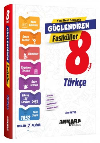 ANKARA 8. SINIF GÜÇLENDİREN TÜRKÇE FASİKÜLLERİ