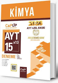 ÇAP YAYINLARI AYT KİMYA 15 X 13 UP DENEME 2023 ÖZEL BASKI