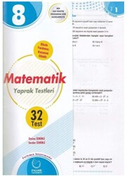 PALME YAPRAK TEST 8. SINIF MATEMATİK