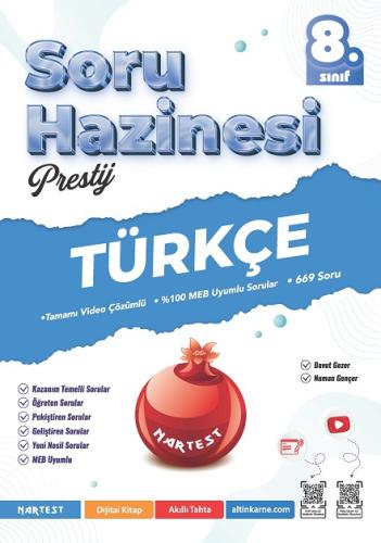 NARTEST 8. SINIF PRESTİJ TÜRKÇE SORU HAZİNESİ