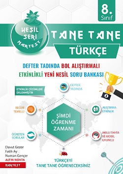 NARTEST 8. SINIF YEŞİL TANE TANE TÜRKÇE SORU BANKASI (KAMPANYALI)