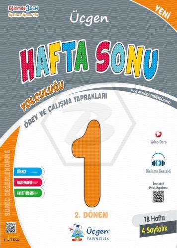 ÜÇGEN 1. SINIF HAFTA SONU - 2. DÖNEM - ÖDEV VE ÇALIŞMA YAPRAKLARI 18 HAFTA