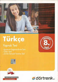 DÖRTRENK 8. SINIF TÜRKÇE YAPRAK TEST