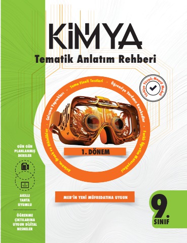 EKSEN 9. SINIF KİMYA TEMATİK ANLATIM REHBERİ 1. KİTAP